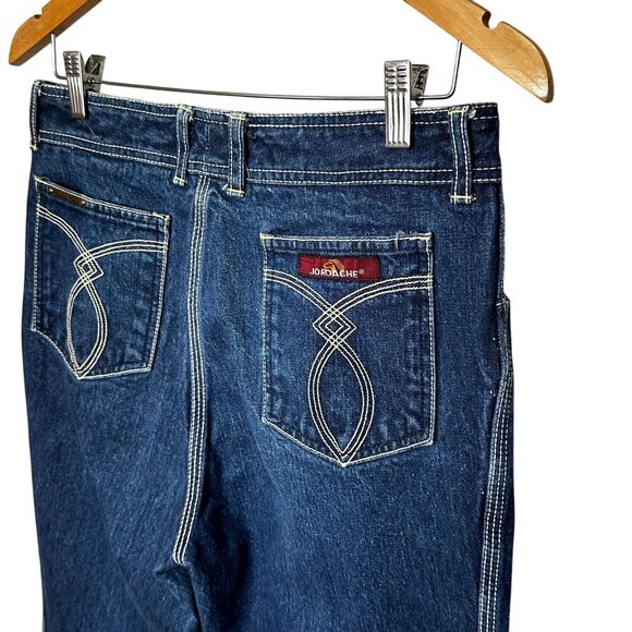 Vintage Jordache J-50 Jeans 80s High Rise Straight Leg Made in USA 34 - Picture 2 of 12